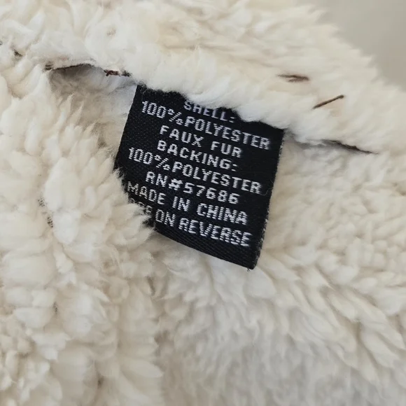 Me Jane | Large | Two Tone Faux Fur And Faux Suede Waterfall Vest - Picture 7 of 10